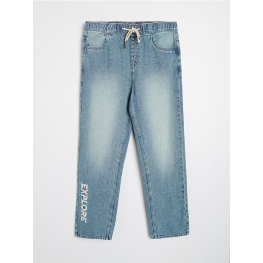 Sinsay - Jeansy jogger - zielony - id: 480FB-60J - marki Sinsay - 186551318 Sinsay - Jeansy jogger - zielony ze sklepu Sinsay w kategorii Jeansy męskie - zdjęcie 186551318