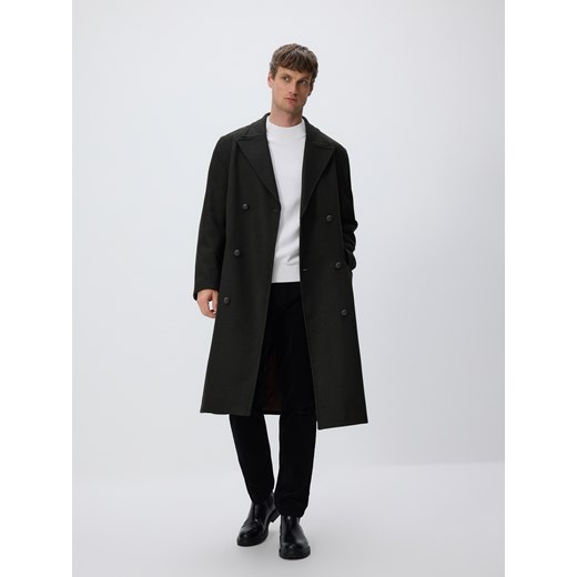 Reserved - Bawełniany półgolf - biały Reserved S Reserved