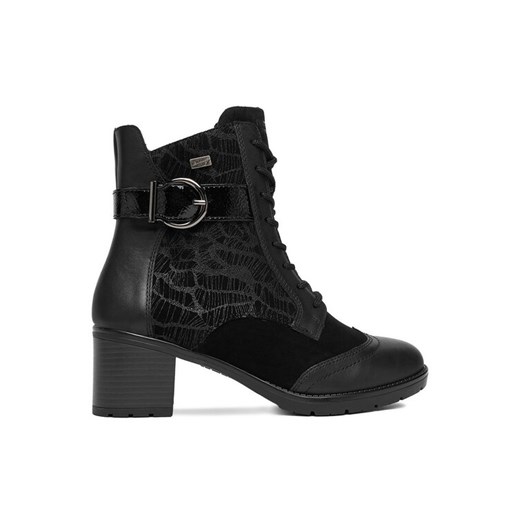 Trzewiki Remonte D2A77-02 Czarny ze sklepu eobuwie.pl w kategorii Botki - zdjęcie 186553687