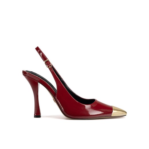 Szpilki Nine West WFA3376-1 Czerwony ze sklepu eobuwie.pl w kategorii Sandały damskie - zdjęcie 186553697