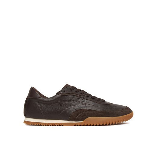 BOSS Sneakersy Careton 50552888 Brązowy ze sklepu MODIVO w kategorii Buty sportowe męskie - zdjęcie 186553869