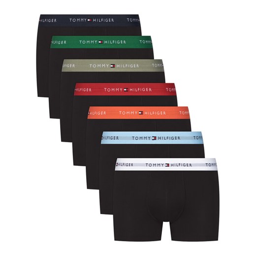 Tommy Hilfiger Komplet 7 par bokserek UM0UM03385 Czarny ze sklepu MODIVO w kategorii Majtki męskie - zdjęcie 186553949