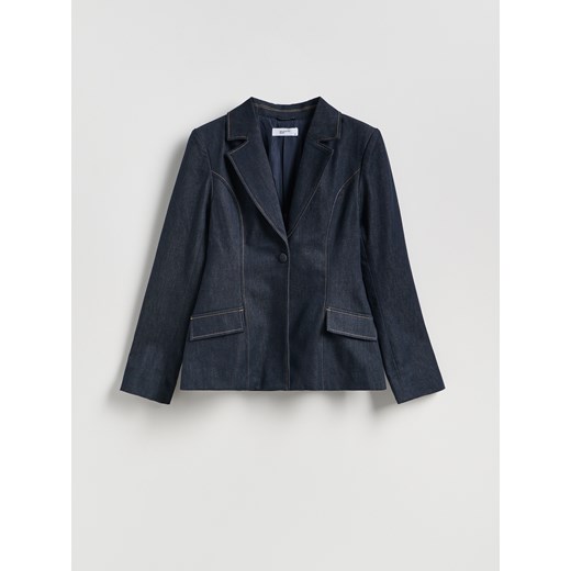 Reserved - Jeansowa marynarka - granatowy Reserved XS Reserved