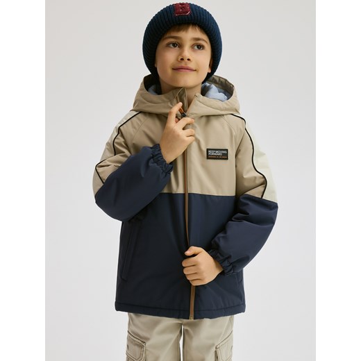 Reserved - Kurtka z kapturem - beżowy ze sklepu Reserved w kategorii Kurtki chłopięce - zdjęcie 186555518
