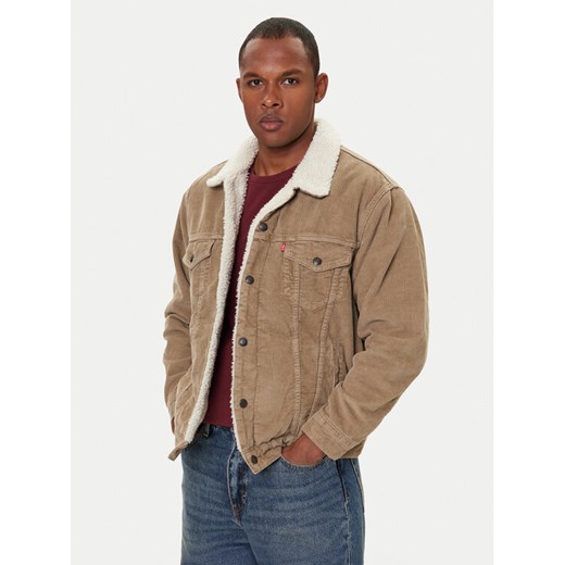 Levi's® Kurtka jeansowa Trucker A5784-0022 Beżowy Relaxed Fit ze sklepu MODIVO w kategorii Kurtki męskie - zdjęcie 186555667