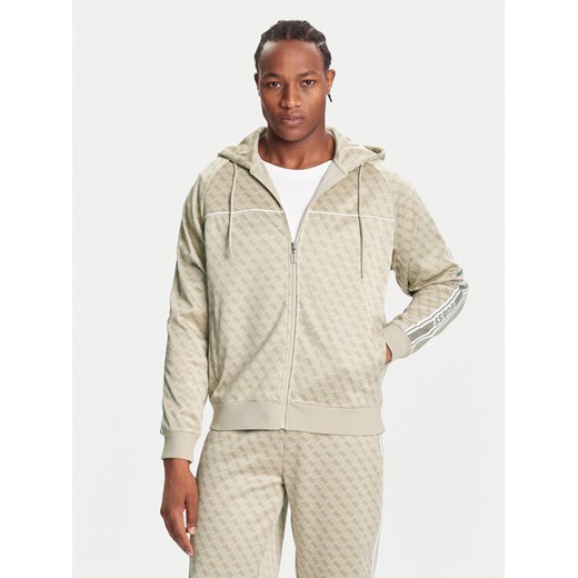 Guess Bluza Z5BQ13 K2042 Beżowy Relaxed Fit ze sklepu MODIVO w kategorii Bluzy męskie - zdjęcie 186555668