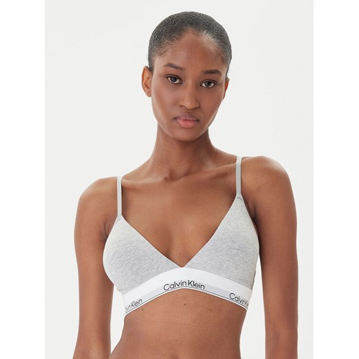 Calvin Klein Underwear Biustonosz braletka LV00QF8498 Szary ze sklepu MODIVO w kategorii Biustonosze - zdjęcie 186555697