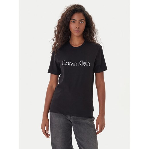 Calvin Klein Underwear T-Shirt 000QS61105E Czarny Regular Fit ze sklepu MODIVO w kategorii Bluzki damskie - zdjęcie 186555798