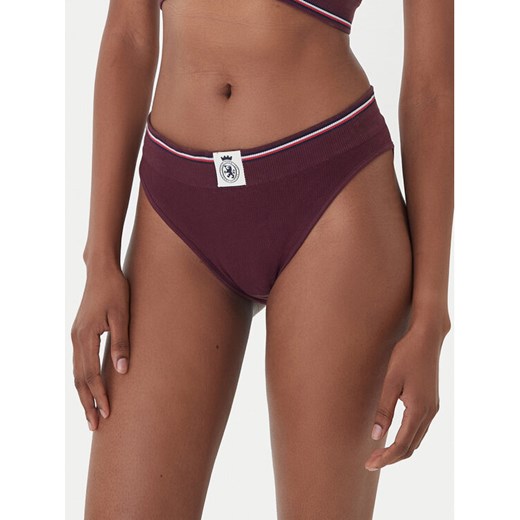 Tommy Hilfiger Figi klasyczne UW0UW06064 Bordowy ze sklepu MODIVO w kategorii Majtki damskie - zdjęcie 186555809