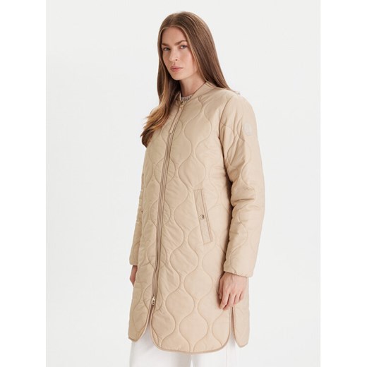 JOOP! Płaszcz zimowy Carla 10018874 30047609 Beżowy Regular Fit ze sklepu MODIVO w kategorii Płaszcze damskie - zdjęcie 186555838