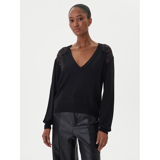 ICONA Sweter RI5NT074 Czarny Regular Fit ze sklepu MODIVO w kategorii Swetry damskie - zdjęcie 186555905