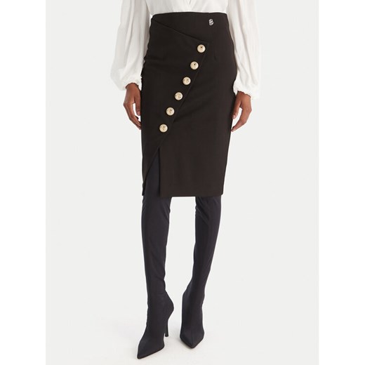 Babylon Spódnica ołówkowa S00609 Czarny Regular Fit ze sklepu MODIVO w kategorii Spódnice - zdjęcie 186555916
