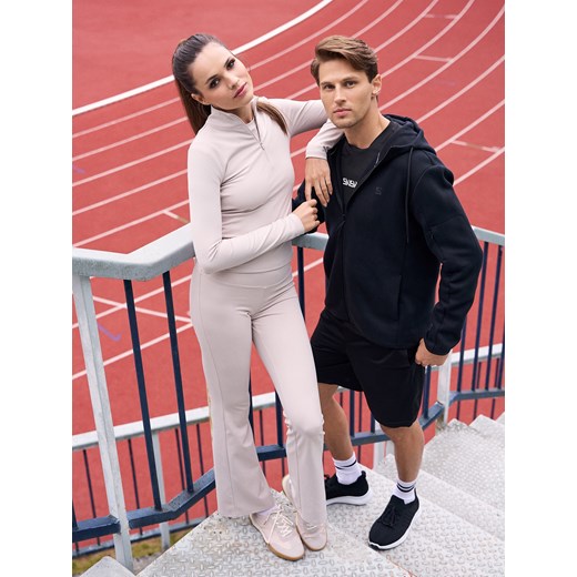 Sinsay - Bluza zip hoodie - czarny Sinsay XS Sinsay