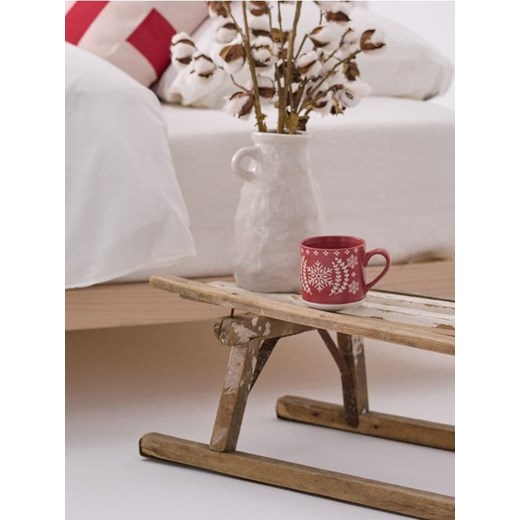 Sinsay - Ceramiczny kubek z uchem z motywem świątecznym - czerwony ze sklepu Sinsay w kategorii Kubki - zdjęcie 186558016