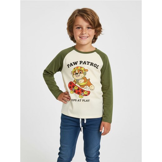 Sinsay - Koszulka z długimi rękawami PAW Patrol - kremowy ze sklepu Sinsay w kategorii T-shirty chłopięce - zdjęcie 186558087