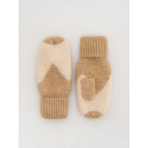 Reserved - Rękawiczki jednopalczaste - beżowy ze sklepu Reserved w kategorii Rękawiczki dziecięce - zdjęcie 186559088