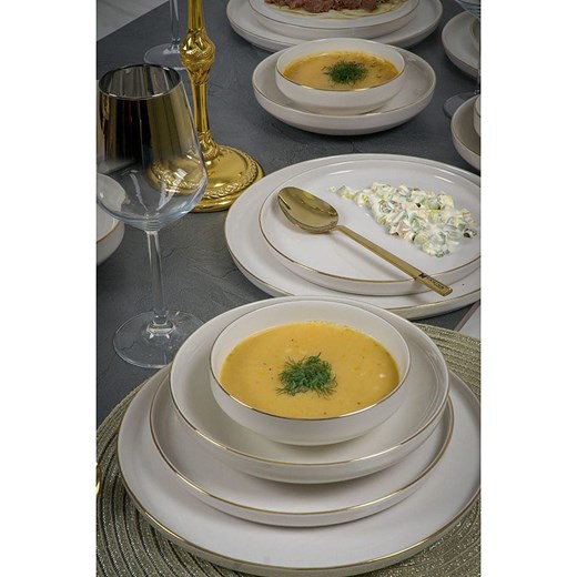 Hermia 24-częściowy zestaw w kolorze złoto-białym Hermia onesize wyprzedaż Limango Polska