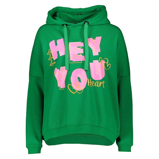 miss goodlife Bluza "Hey You" w kolorze zielonym Miss Goodlife XS Limango Polska wyprzedaż