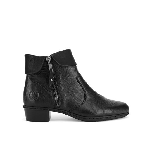 Trzewiki Rieker Y07A8-01 Czarny ze sklepu eobuwie.pl w kategorii Botki - zdjęcie 186561755