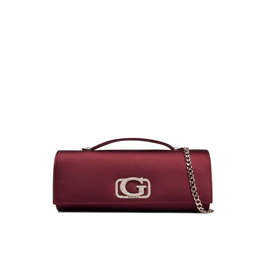 Torebka Guess Zalina Mini HWSE93 50720 Bordowy ze sklepu eobuwie.pl w kategorii Kopertówki - zdjęcie 186561778