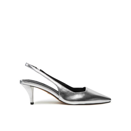 Czółenka Nine West WFA3377-1 Srebrny ze sklepu eobuwie.pl w kategorii Sandały damskie - zdjęcie 186561786