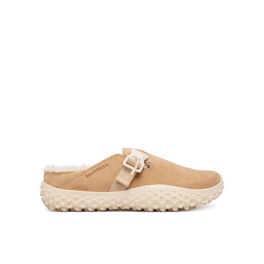 Klapki Merrell Wrapt Cozy J008652 Beżowy ze sklepu eobuwie.pl w kategorii Klapki damskie - zdjęcie 186561867