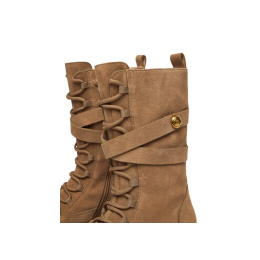 Botki TWINSET 252TGT050 Brązowy Twinset 39 eobuwie.pl