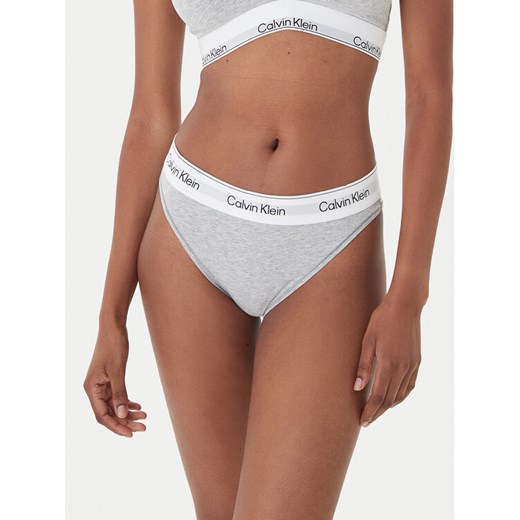 Calvin Klein Underwear Figi klasyczne LV00QF8524 Szary ze sklepu MODIVO w kategorii Majtki damskie - zdjęcie 186562739