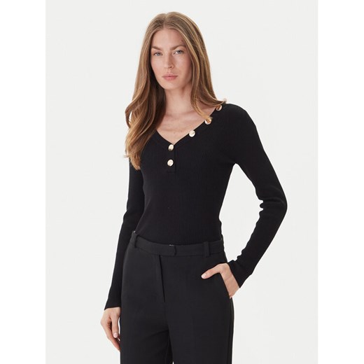 Morgan Sweter 201-MBANBI.N Czarny Slim Fit ze sklepu MODIVO w kategorii Swetry damskie - zdjęcie 186562779