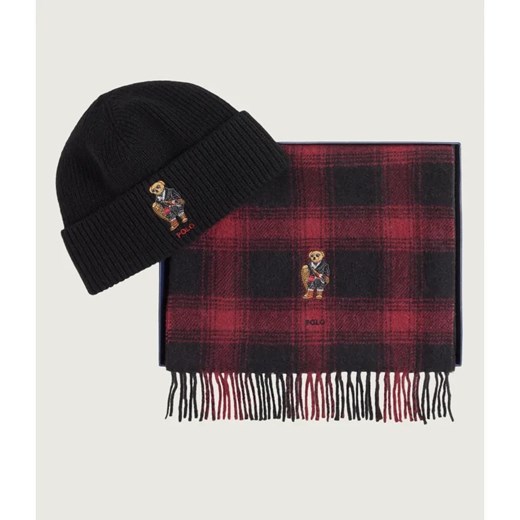 POLO RALPH LAUREN Wełniany szal + czapka ze sklepu Gomez Fashion Store w kategorii Czapki zimowe męskie - zdjęcie 186563276