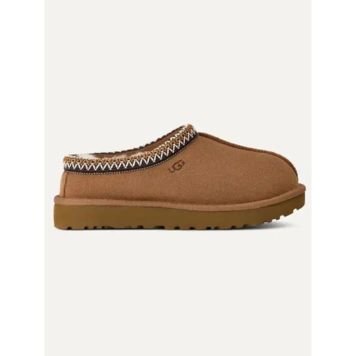 UGG Skórzane kapcie "Tasman II" w kolorze jasnobrązowym - id: 17640835 - marki UGG - 186564366 UGG Skórzane kapcie "Tasman II" w kolorze jasnobrązowym ze sklepu Limango Polska w kategorii Kapcie damskie - zdjęcie 186564366