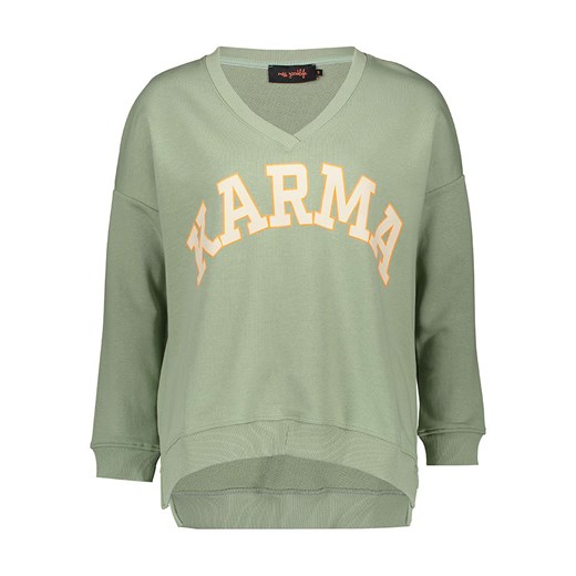 miss goodlife Bluza &quot;Karma&quot; w kolorze oliwkowym ze sklepu Limango Polska w kategorii Bluzy damskie - zdjęcie 186564405