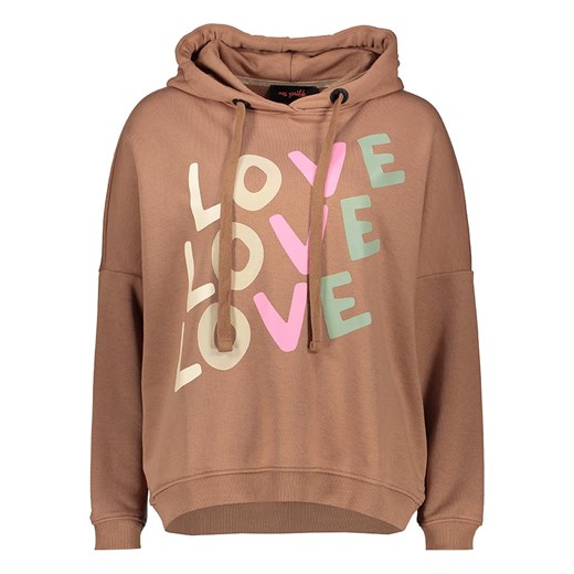miss goodlife Bluza &quot;Love&quot; w kolorze jasnobrązowym ze sklepu Limango Polska w kategorii Bluzy damskie - zdjęcie 186564407