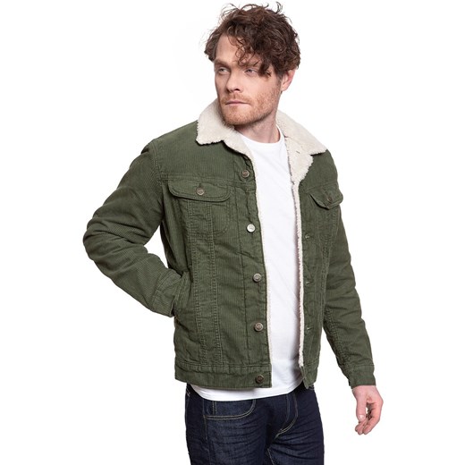 KURTKA ZIMOWA LEE SHERPA JACKET OLIVE GREEN L87AQM25 112122860 ze sklepu YouNeedit.pl w kategorii Kurtki męskie - zdjęcie 186565595