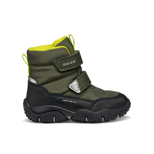 Śniegowce Geox B Baltic B Abx B4620B 0FU50 C3X3S M Khaki ze sklepu eobuwie.pl w kategorii Buty zimowe dziecięce - zdjęcie 186566628