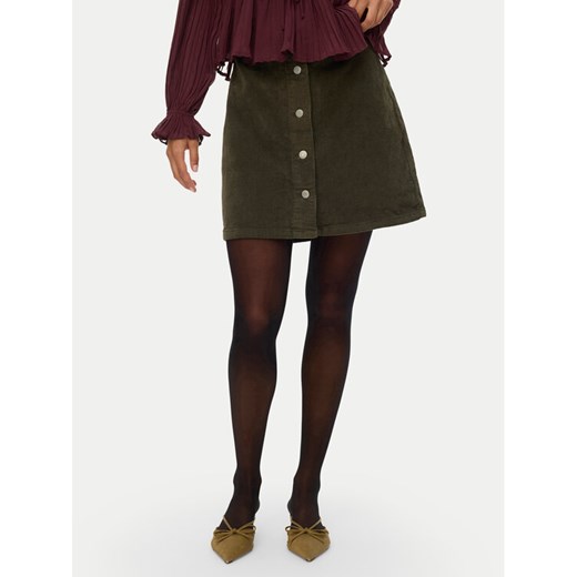 Vero Moda Spódnica mini Etta 10315342 Zielony Regular Fit ze sklepu MODIVO w kategorii Spódnice - zdjęcie 186567308