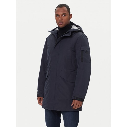 Geox Parka Velletri M5628F T3285 F1624 Granatowy Regular Fit ze sklepu MODIVO w kategorii Parki męskie - zdjęcie 186567338