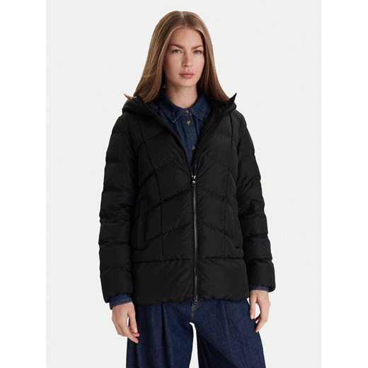 Geox Kurtka zimowa Anylla W4628P T3144 F9000 Czarny Regular Fit ze sklepu MODIVO w kategorii Kurtki damskie - zdjęcie 186567345
