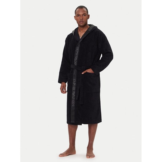 Emporio Armani Underwear Szlafrok EM002255 AF14986 UC001 Czarny ze sklepu MODIVO w kategorii Szlafroki męskie - zdjęcie 186567369