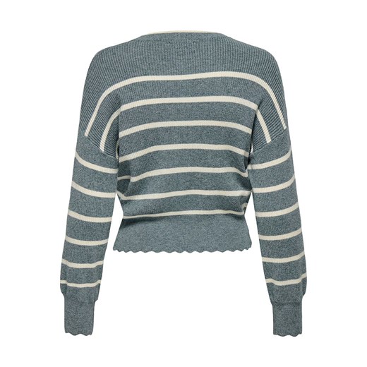 ONLY Sweter w kolorze niebiesko-białym S wyprzedaż Limango Polska