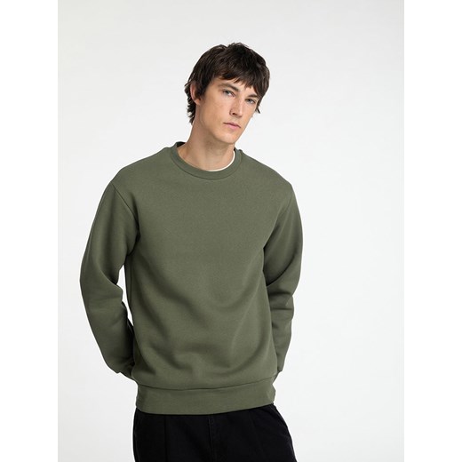 SELECTED HOMME Bluza &quot;Dan&quot; w kolorze khaki ze sklepu Limango Polska w kategorii Bluzy męskie - zdjęcie 186568546