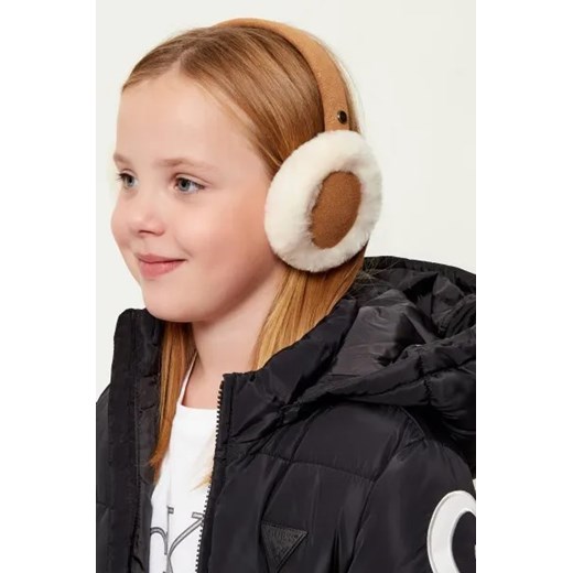 UGG Wełniane nauszniki K DAZZLE | z dodatkiem skóry | shearling OS Gomez Fashion Store