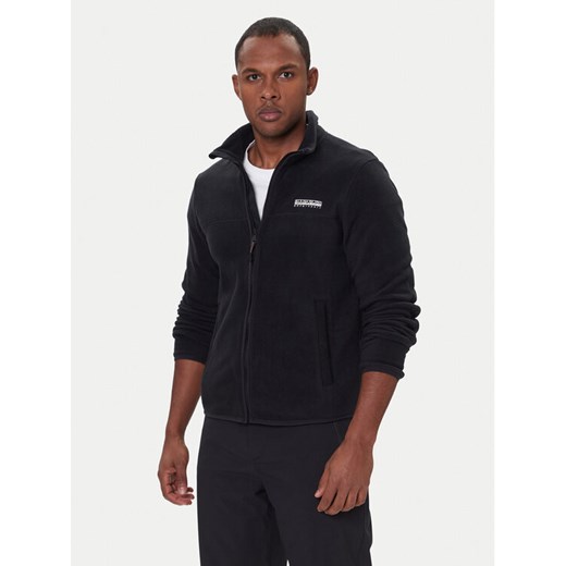 Napapijri Polar T-Dergana NP0A88V1 Czarny Regular Fit ze sklepu MODIVO w kategorii Bluzy męskie - zdjęcie 186569917