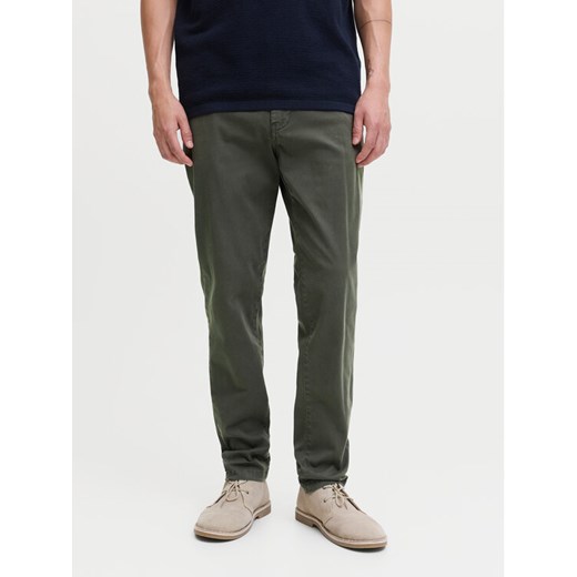 Jack & Jones Chinosy Marco Arthur 12260904 Szary Slim Fit ze sklepu MODIVO w kategorii Spodnie męskie - zdjęcie 186569919