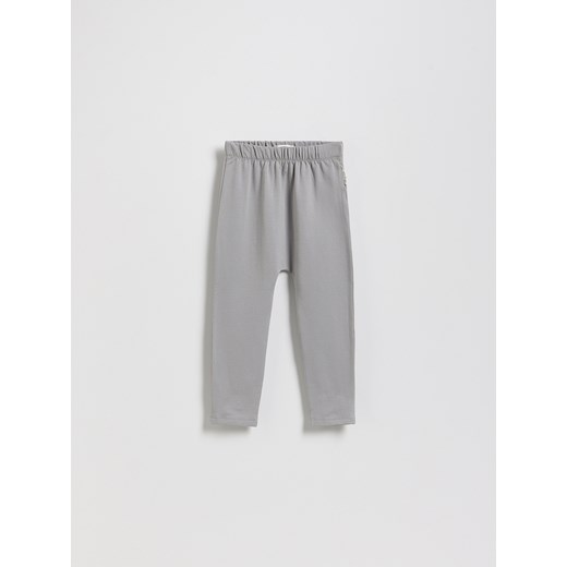 Reserved - Bawełniane legginsy - ciemnoszary ze sklepu Reserved w kategorii Spodnie chłopięce - zdjęcie 186570269