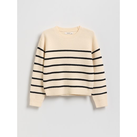 Reserved - Sweter z dodatkiem wiskozy - wielobarwny - id: 270DB-MLC - marki Reserved - 186570295 Reserved - Sweter z dodatkiem wiskozy - wielobarwny ze sklepu Reserved w kategorii Swetry dziewczęce - zdjęcie 186570295