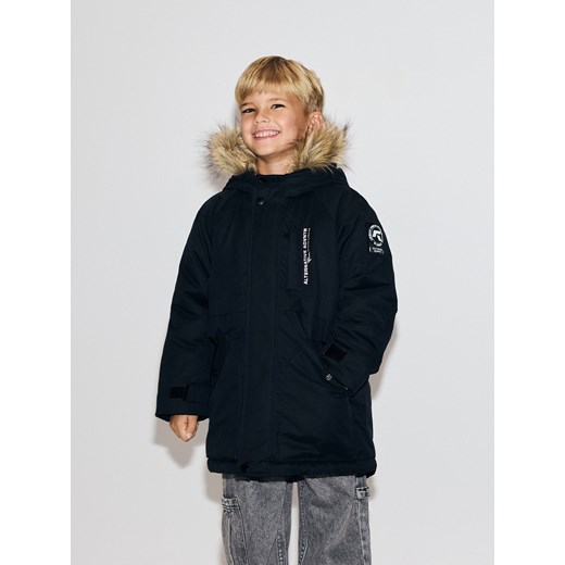 Reserved - Kurtka z kapturem - czarny ze sklepu Reserved w kategorii Kurtki chłopięce - zdjęcie 186570415