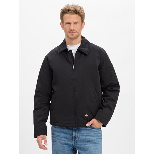 Dickies Kurtka męska - Eisenhower Mężczyźni czarny jednolity ze sklepu vangraaf w kategorii Kurtki męskie - zdjęcie 186570487