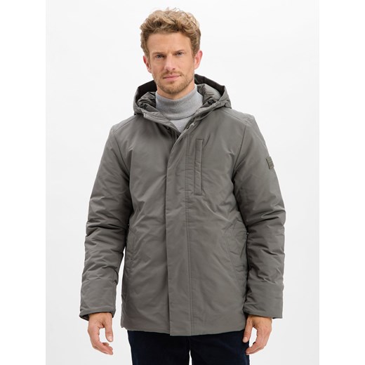 G-Star RAW Męska kurtka zimowa - Clean Vodan Mężczyźni szary jednolity - id: 784686-0002-09900 - marki G-Star Raw - 186570495 G-Star RAW Męska kurtka zimowa - Clean Vodan Mężczyźni szary jednolity ze sklepu vangraaf w kategorii Kurtki męskie - zdjęcie 186570495