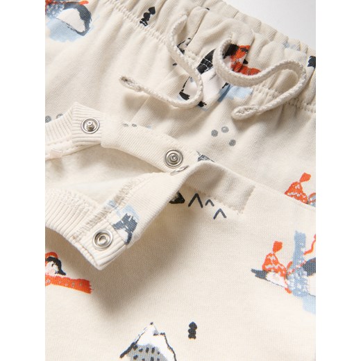 Reserved - Bawełniany komplet z nadrukiem - kremowy Reserved 74 (6-9 m.) Reserved